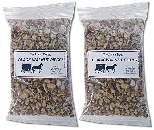 Snack Nuts (Raw Black Walnut pieces 12 oz. 2 pack)