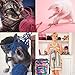 KNITTING & CROCHET BAG with ACCESSORIES - Water Resistant & Tangle-Free Yarn Storage Tote, Crocheting Supplies Organizer & WIP Project Holder with Clear Pocket - Sturdy & Lightweight - Set of 3