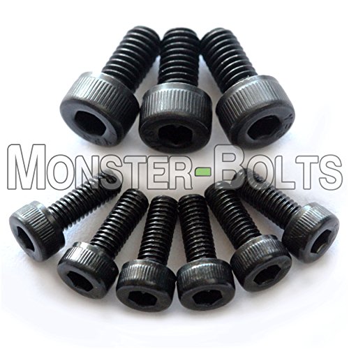 FLOYD ROSE Saddle Intonation & Locking Nut / String Clamp Screws For Guitar - Black Alloy Steel - MonsterBolts