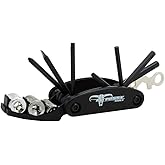 Pit Posse PP2828H Motorcycle Folding Sae Tool Compatible with Harley Davidson 12 in 1 Multi Army Tool
