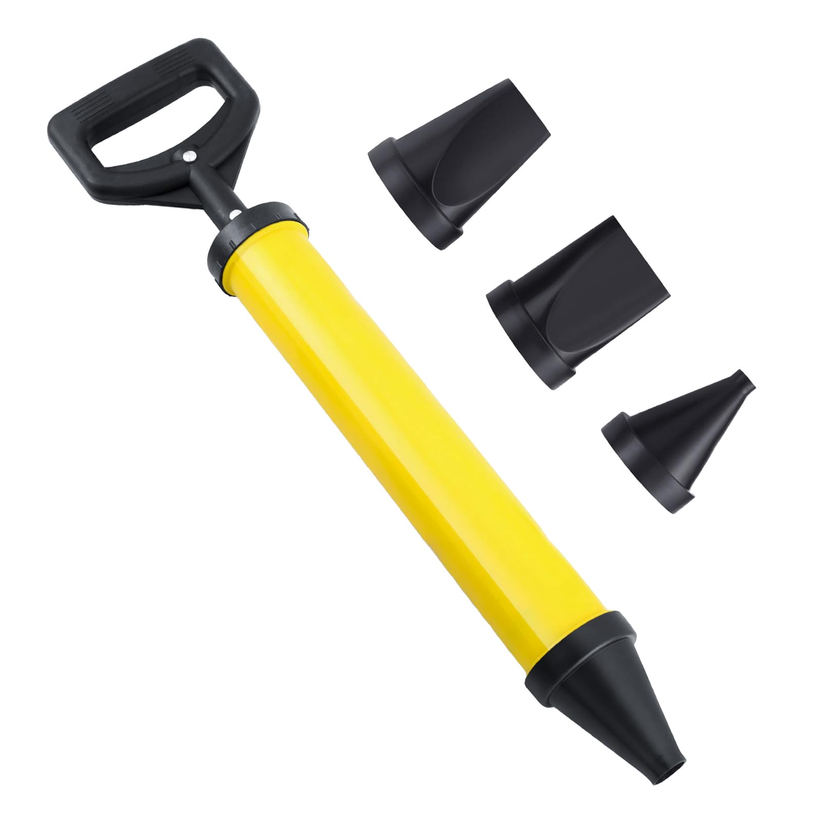 Naapesi Cement Caulking Gun, Professional Mortar Grouting Pump, Cement Caulking Pump, Mortar Pointing with 4 Nozzle, Multifunction Caulking Grouting Gun Applicator Tool for Cement Lime