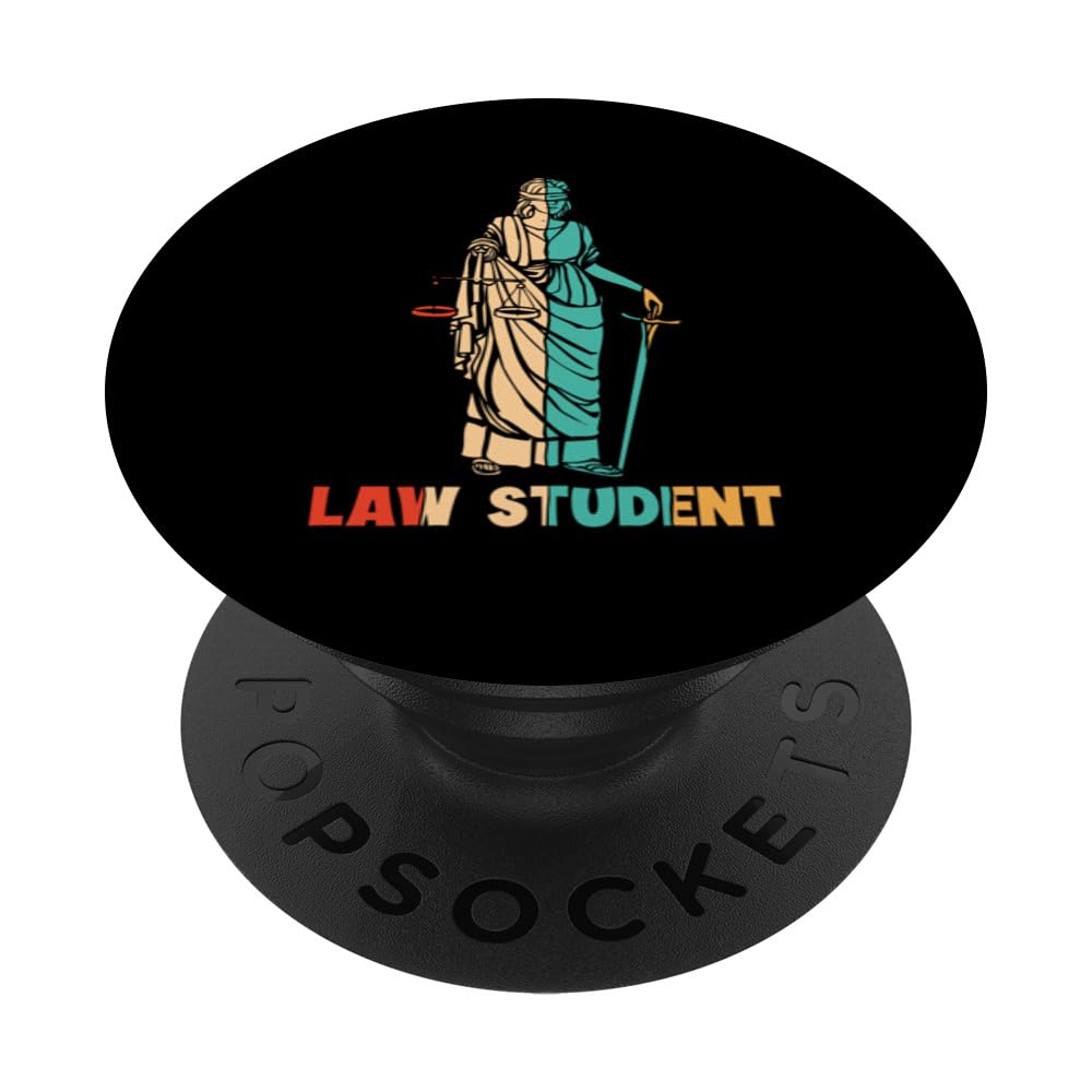 Retro Legal Studies Law School University Law Student PopSockets Swappable PopGrip