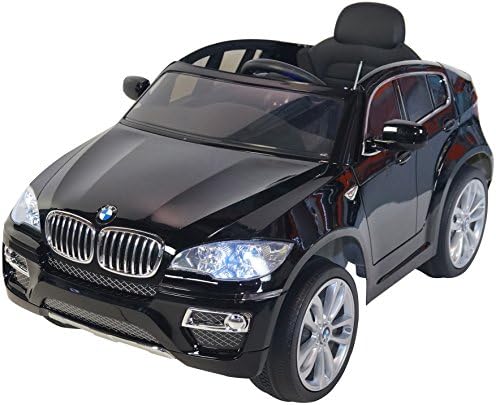 BMW X6 Style Premium Ride On Electric Toy Car For Kids - 12V Battery Powered - LED Lights - MP3 - RC Parental Remote Controller - Suitable For Boys &amp; Girls - Black