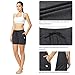 BALEAF Women's Shorts Athletic Running Workout Casual Cotton Lounge Walking Sweat Yoga Jersey Pull On Shorts Pockets Charcoal Size M