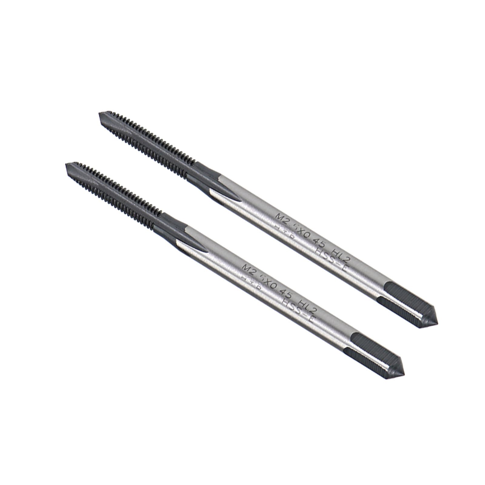 CoCud Spiral Point Tap, M2.5X0.45 Thread Size, TICN Coated HSS Metric Threading Tap - (Applications: for Drilling Tapping Stainless Steel), 2-Pieces — image 1