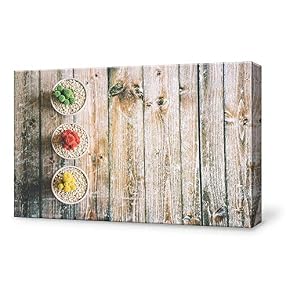 Wood Painting Wall Poster Decor for Living Room Framed