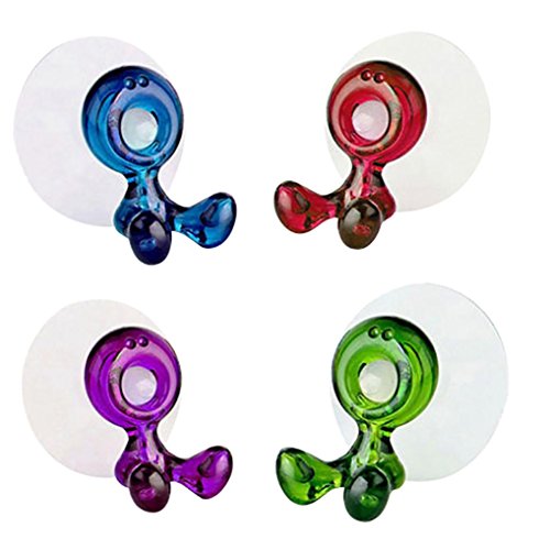 image for Hongxin Cartoon Cute Animal Shaped Sucker Toothbrush Holder Rack Wall 