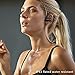 NEXGADGET Bluetooth Headphones, V4.1 Wireless In Ear Earbuds with Mic, IPX5 Waterproof Earphones, Stereo Noise Cancelling Sport Headset (8-Hours Playtime & Secure Ear Hooks)