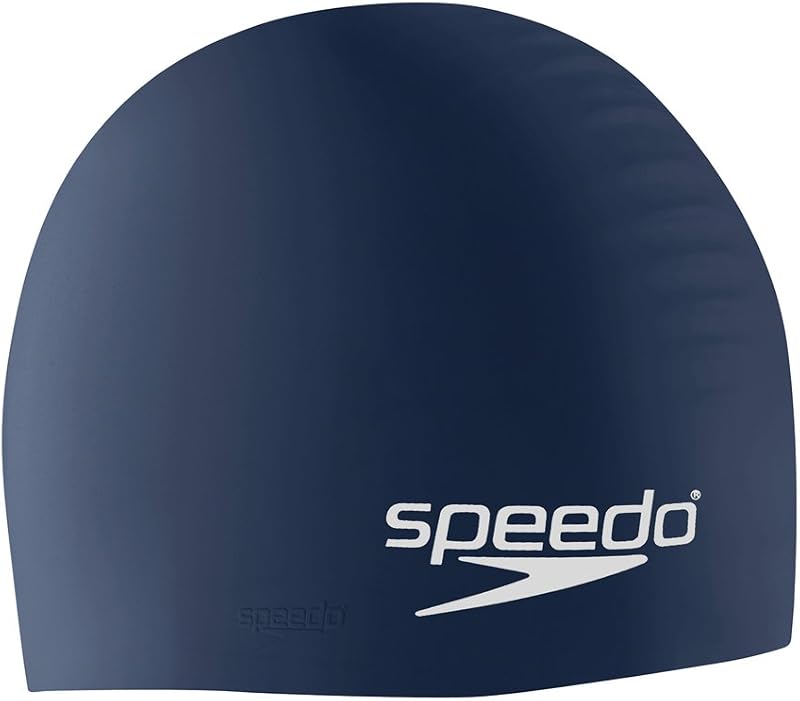 Speedo Unisex Silicone Swim Cap Navy One Size US