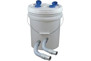 HRMDENTAL Complete disposable dental Plaster Trap 5 gal, Compatible to buffalo