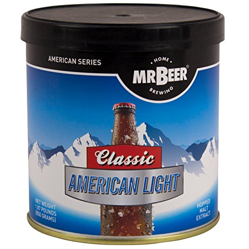 Mr. Beer Classic American Light 2 Gallon Homebrewing Refill, Multicolor (Best American Pale Ale Recipe)