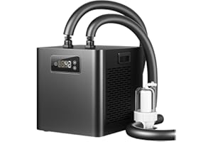 MARGAR Ice Bath Water Chiller for Cold Plunge Tubs, 1/3 HP Upgraded Ice Bath Chiller with Pump, External Filter and Submersible Pump, 110V Cold Plunge Chiller for Home and Professional Use