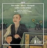 Ben-Haim, Bloch & Korngold: Works for Cello
