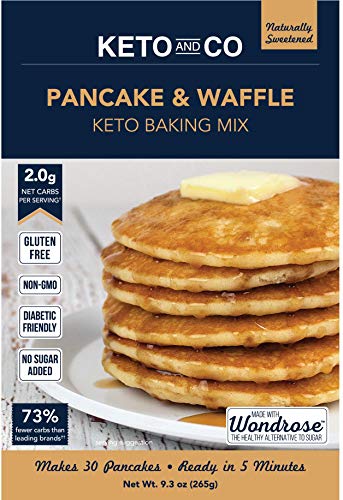 Keto and Co Pancake and Waffle Mix (Best Chocolate Chips For Pancakes)