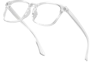 aisswzber Unisex Stylish Square Non-Prescription Eyeglasses Clear Lens Glasses