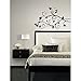 RoomMates RMK1799SCS Foil Tree Branch Peel and Stick Wall Decal 10 inch x 18 inch