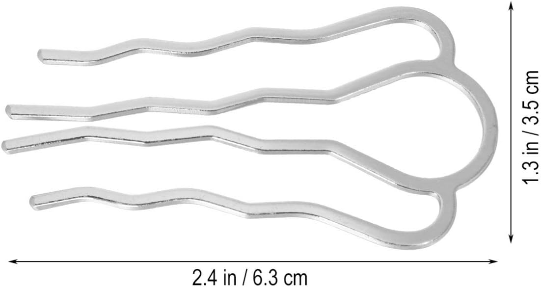 Lurrose 6pcs Handmade Hairpins Antique Hair Sticks Simple Hair Fork Han Clothes Hair Clips Decoration for Girls Women Ladies Silver - Image 3