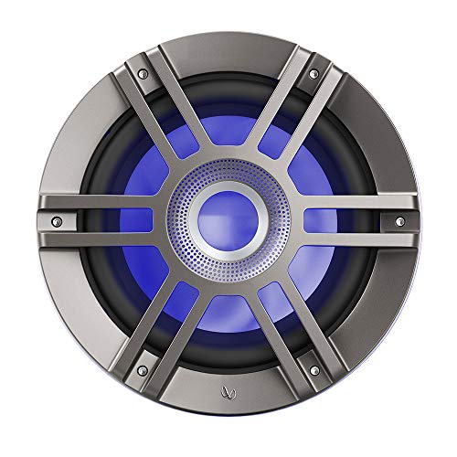 Infinity KAPPA1050MAM - Kappa Marine KAPPA1050M Titanium 10" Premium RGB LED Subwoofer