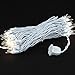 Novelty Lights 25 Feet 50 Bulb Incandescent Mini Light String, Clear with 6-Inch Spacing on White Wire, UL Listed Commercial Grade Indoor/Outdoor Mini Lights, Connectable End-to-End