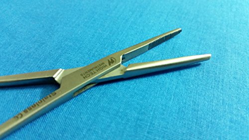 O.R PREMIUM QUALITY GRADE KELLY HEMOSTAT LOCKING FORCEPS 5.5" STRAIGHT WITH GOLD HANDLE (HTI BRAND)