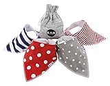 Baby Bandana Drool Bibs for Boys & Girls Unisex By quackbabyquack with FREE Carry Pouch 100% cotton