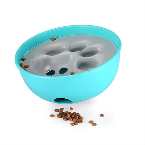 Dealinkee Slow Pet Feeder Slow Feeder Dog Bowl Pet Slow Bite Proof