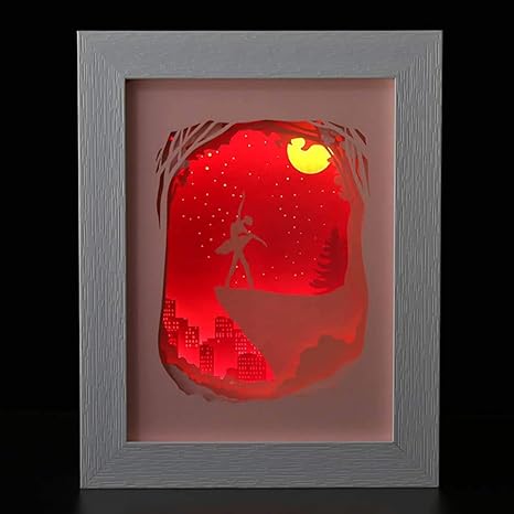 Download 3d Papercut Lightbox 50 Shadow Box Paper Cut Light Box Home Living Night Lights Kromasol Com