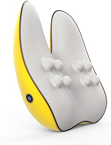 GKPLY Electric finger pressure massage pillow - Massage the neck, back, feet and legs to relieve body aches. Pillow massage mat for home/office and car use