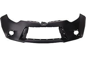 Garage-Pro Front Bumper Cover For Toyota Corolla 2014-2016, CE/L/LE/LE Eco Sub-Models Without Chrome Grille Surround, Primed 
