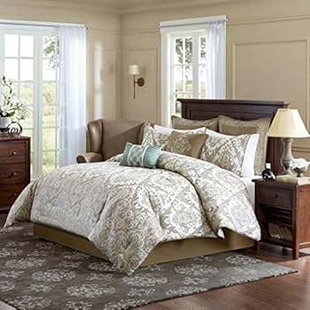 Amazon.com: Madison Park Signature Pierce King Size Bed