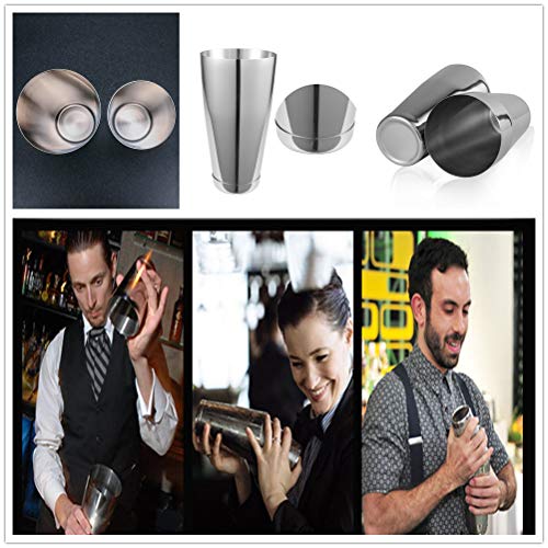 Boston Cocktail Shaker : 18oz Unweighted & 28oz Weighted Professional Bartender Kit, LUCKYGOOBO Premium Stainless Steel… – Bild 6