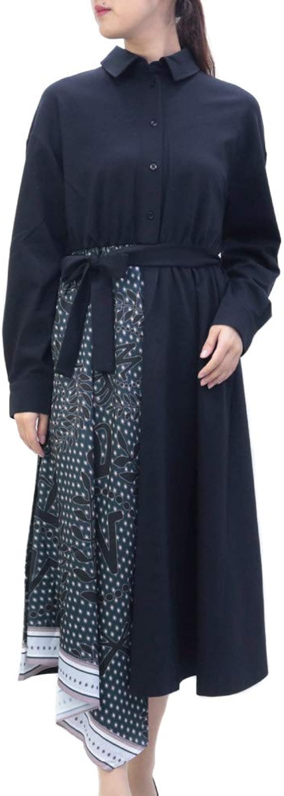 Amazon マックスマーラ ウィークエンド 長袖 ワンピース Nigra Nvmulti 001 レディース 並行輸入品 ワンピース チュニック 通販