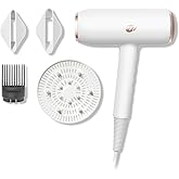T3 Featherweight StyleMax Professional Ionic Hair Dryer with Custom Heat Automation & 4 Attachments,Fast Drying,Lightweight with 5 Heat & 3 Speed Settings,2 Concentrators,Diffuser & Smoothing Comb