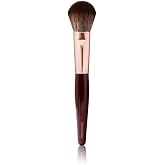 Charlotte Tilbury Bronzer &amp; Blush Makeup Brush - Multi-Use Brush | 2-in-1 Bronzer and Blush Brush for Cheeks with Hand-Pulled Bristles for Seamless Application - Effortless Blending