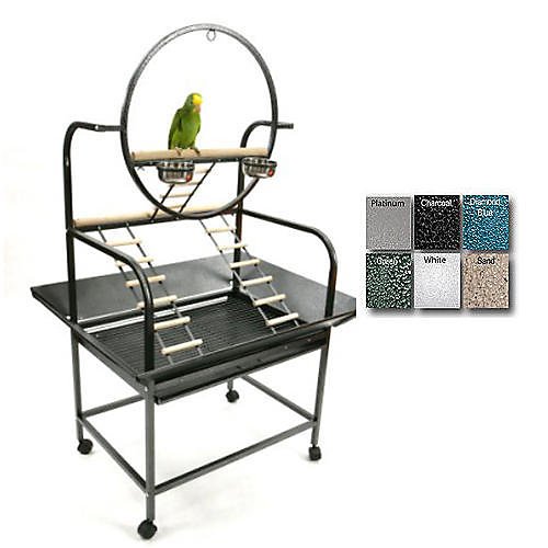 A&E Cage Company The ?O Parrot Play Stand Metal