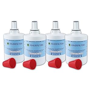 4 x Finerfilters Compatibel Samsung Aqua Pure Plus Koelkast Waterfilter DA29-00003 Past B F of G Versie