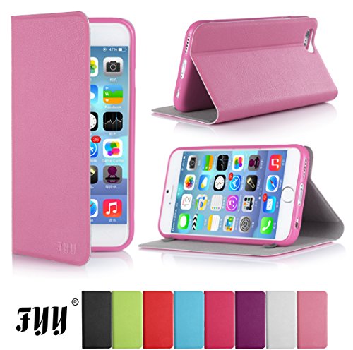 iPhone 6 Case, FYY Ultra Slim Smart Cover Case for iPhone 6 (4.7 inch screen) Pink