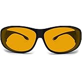 FreeMascot Professional OD 6+ 190nm-490nm Wavelength Violet/Blue Laser Safety Glasses for 405nm, 445nm, 450nm,473nm Laser (Style 4)