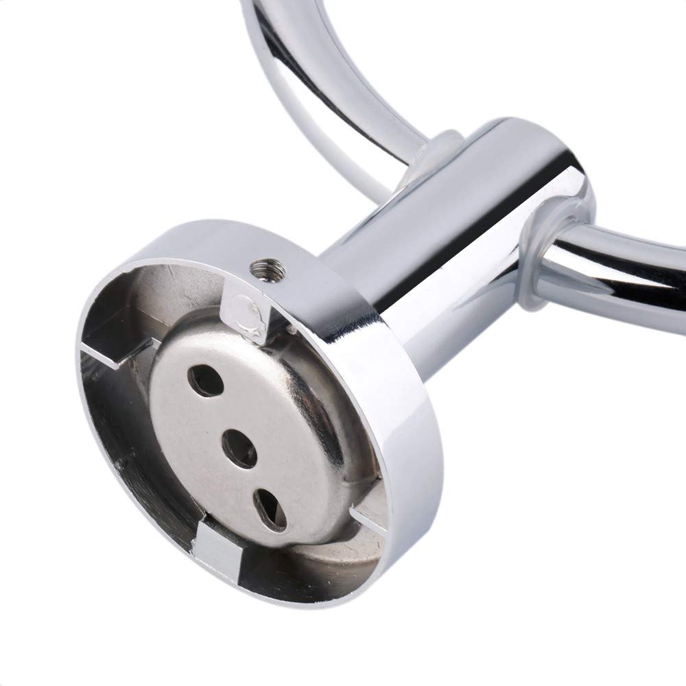 btcus4 Modern Towel Ring Chrome Wall Mounted Towel Rack Brushed Stainless Steel for Bathroom