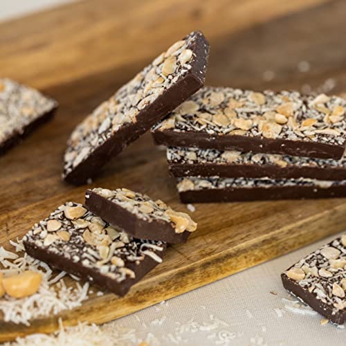 JOJO's Dark Chocolate Macadamia Coconut 8.4oz, Healthy Snack, Low Sugar, Low Carb, Gluten Free