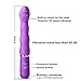 Aphrodite's Waterproof G Spot Vibrator for Men & Women, Purple, 6.11 Ounce