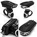 USB Rechargeable Bike Light Set,SCODE Ultra Bright Five Mode Front Light + Four Mode LED Tail Light Set,Easy to Install and Fits On Any Road Bikes