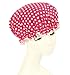 Huachnet Large -Size Waterproof Double Layers Women's Shower Caps (Purple)