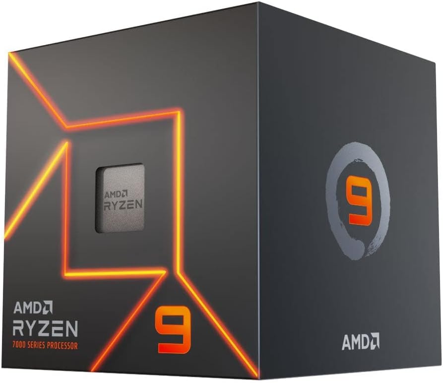 AMD Ryzen 9 7900 12-Core 5.4GHz AM5 CPU with Wraith Prism Cooler - Radeon