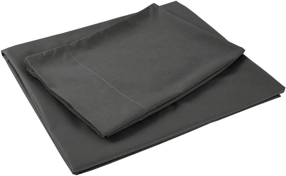Sfoothome Queen Sheets Set - Deep Gray Hotel Luxury 4-Piece Bed Set, Extra Deep Pocket, 1800 Series Bedding Set, Wrinkle & Fade Resistant, Sheet & Pillow Case Set (Queen, Deep Gray): Kitchen & Dining