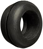 Hydrofarm HGGR75 (25 Pack), 3/4" Rubber Grommet, Black