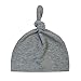 BBPIG Unisex Baby Adjustable Knot Hat Cotton Soft Cute Knit Hat Cap (3 pac（Light Grey+Grey+Dark Grey)