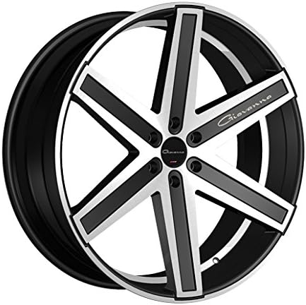26" INCH GIOVANNA 6 DRAMUNO BLACK MACHINE WHEELS RIMS ONLY - LEXANI FORGIATO ASANTI FOOSE CHEVY TAHOE GMC FORD