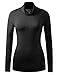 REGNA X Womens Lightweight Long Sleeve Turtleneck Top Pullover(3 styles, S-3X)
