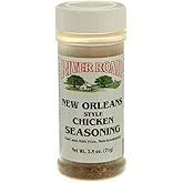 River Road New Orleans Style Chicken Seasoning, 2.5 Ounce Shaker (Salt-Free, No MSG Blend - Seasons 5 Pounds of Bone-In Chicken)